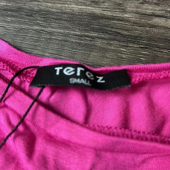 Zara Terez Hot Pink Slitted Pit Sleeveless Streetwear Tank Top Coverup Small - Picture 4 of 6